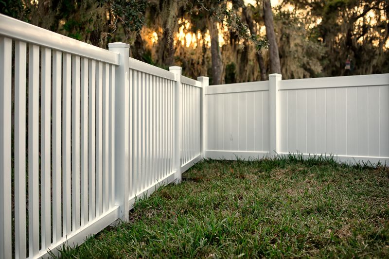 Vinyl Fence with Finished Look